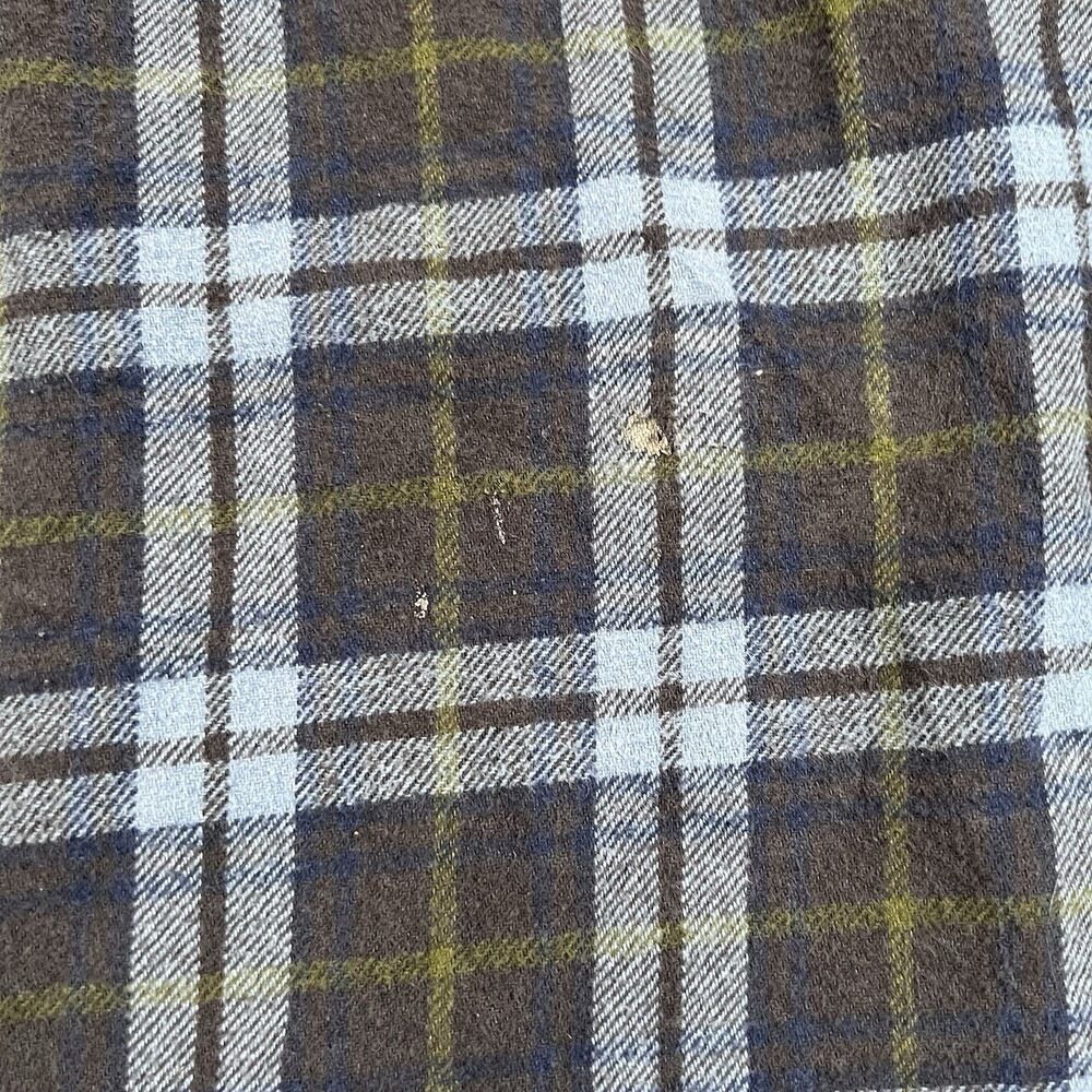 Moose Creek Blue Tartan Plaid Heavyweight Cotton Button Up Flannel Men’s XXL - Picture 10 of 10